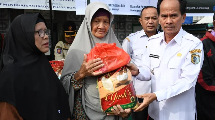 Operasi Pasar Ramadan di Sintang Ringankan Beban Warga