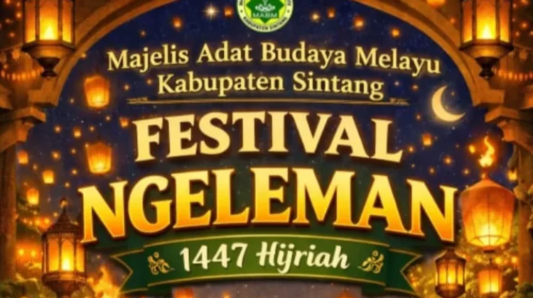 Lestarikan Tradisi Daerah,MABM Sintang Menggelar Festival Ngeleman