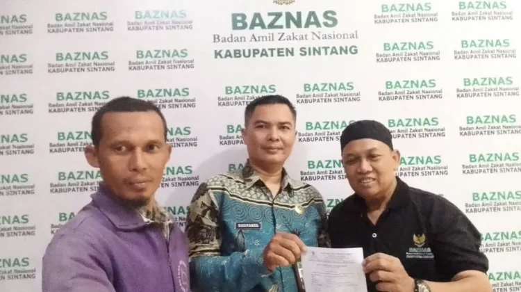 UPZ Kemenag Sintang Setor Zakat Profesi ASN