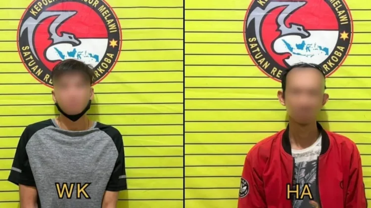 Polres Melawi Amankan Bruto 4,81 Gram Narkotika, Dua Orang Diamankan