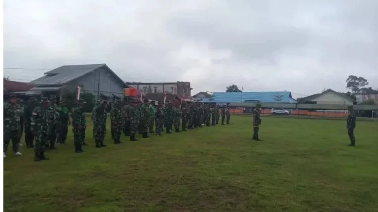 Kodim Sintang Gelar Apel Persiapan Penutupan TMMD ke-127