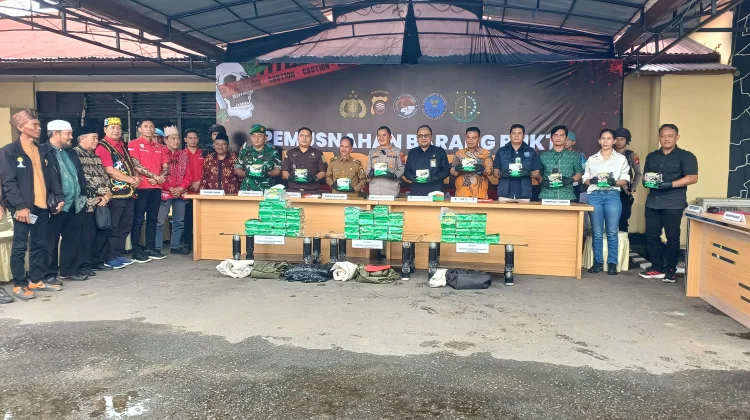 Bupati Sintang Apresiasi Pengungkapan Kasus Narkotika oleh Polres Sintang