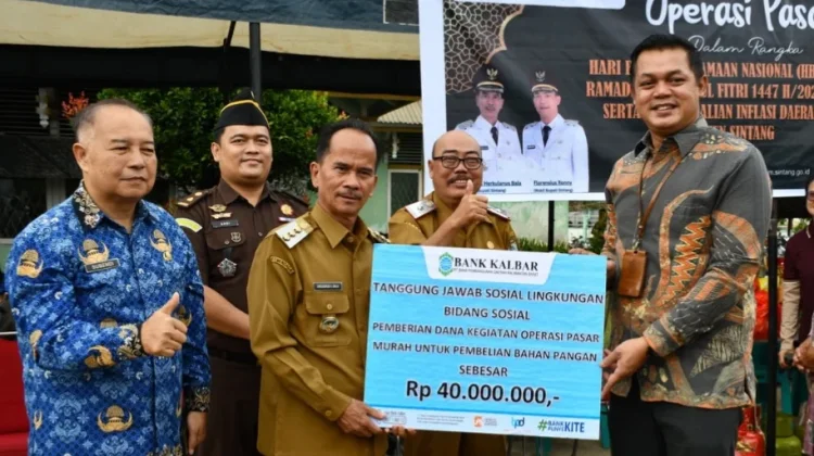 Pemkab Sintang Operasi Pasar Kelam Permai