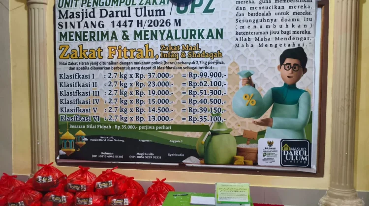 Masjid Darul Ulum Terima Zakat Ramadan
