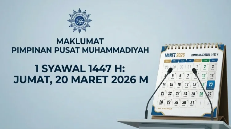 Muhammadiyah Resmi Tetapkan Idulfitri 20 Maret 2026