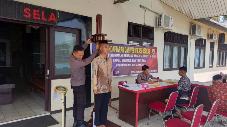 Polres Sekadau Sampaikan Informasi Penerimaan Anggota Polri