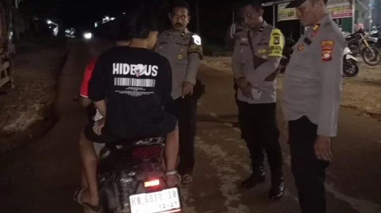 Ciptakan Situasi Aman dan Kondusif, Polsek Kayan Hilir Intensifkan Patroli KRYD
