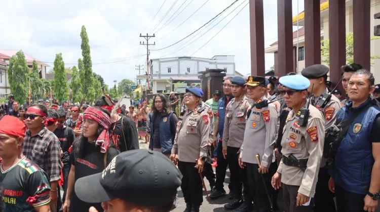Pengamanan Sidang, Polres Sintang Turunkan Kekuatan Besar