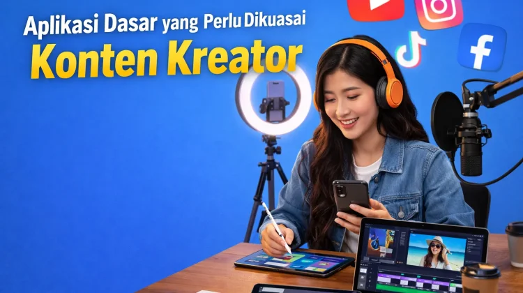 Aplikasi Dasar yang Perlu Dikuasai Konten Kreator di Era Digital
