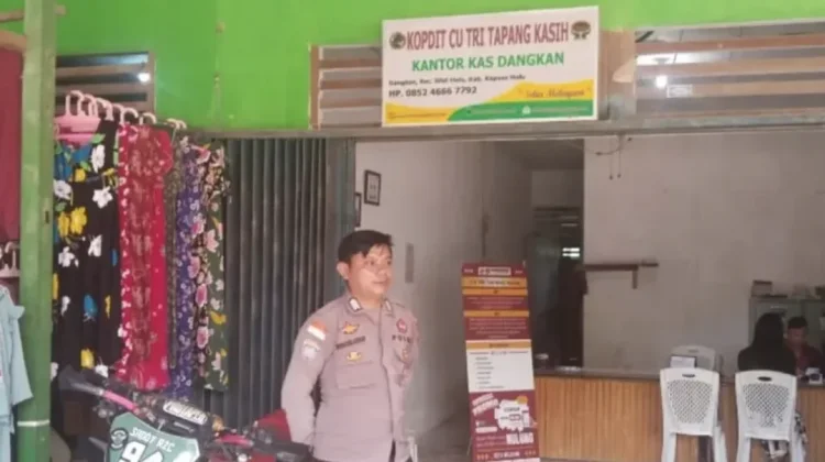 Polsek Silat Hulu Sambangi Koperasi, Deteksi Dini Gangguan Keamanan