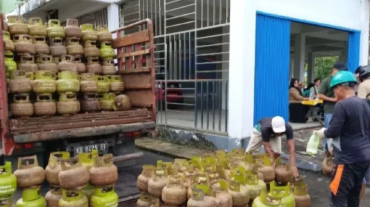 Gas Elpiji 3 Kg di Pangkalan Sintang dalam Kondisi Aman