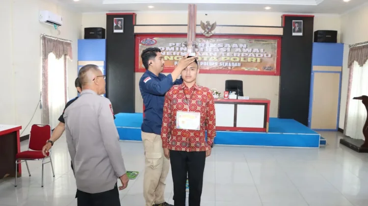 Polres Sekadau Periksa Berkas Peserta Seleksi Anggota Polri