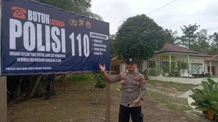 Polsek Belitang Hulu Berikan Edukasi Layanan Kepada Masyarakat