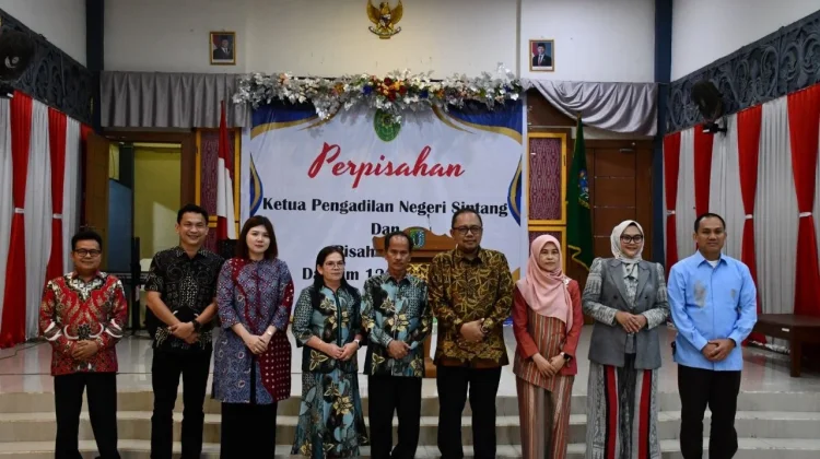 Pemkab Sintang Gelar Pisah Sambut Ketua PN dan Dandim 1205