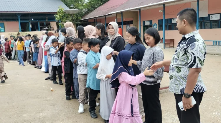 SDN 06 Sintang Gelar Halal Bihalal Moderasi Beragama