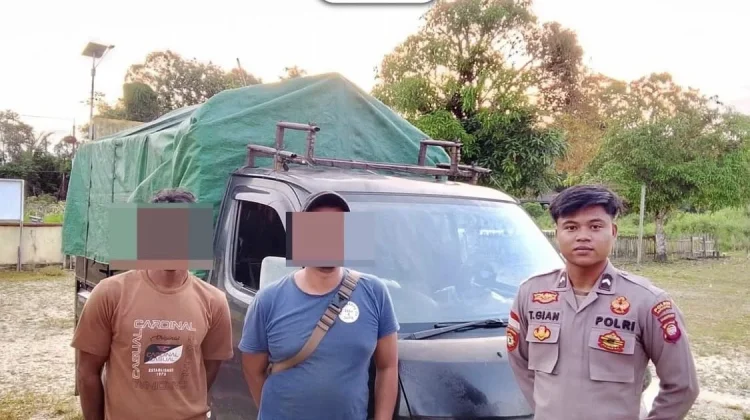 Polsek Embaloh Hulu Berhasil Amankan Terduga Pelaku Tabrak Lari
