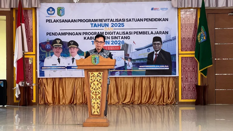 Pemerintah Pusat Revitalisasi 18 Sekolah di Sintang, dari PAUD hingga SMA
