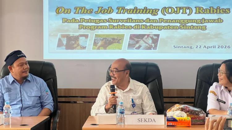 OJT Petugas Surveilans Rabies di Lingkungan Pemkab Sintang
