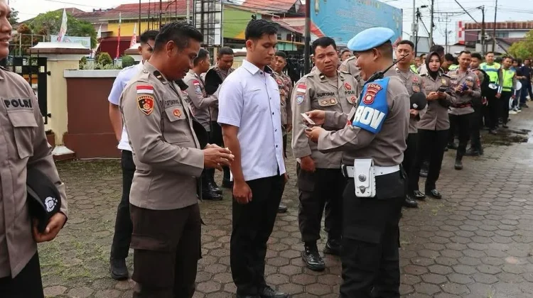 Bidpropam Polda Kalbar Gelar Gaktiblin di Polres Kapuas Hulu