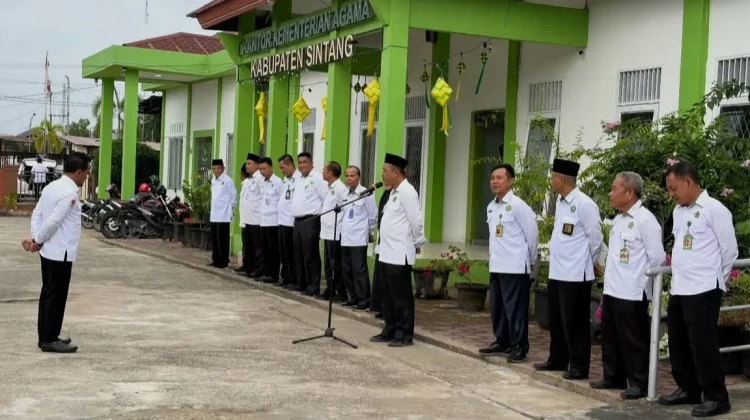 WFH Diterapkan, Kemenag Sintang Pastikan Layanan Tetap Berjalan Normal