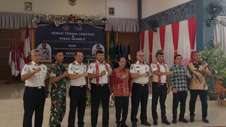 Estafet Kepemimpinan Bapas Sintang Berlanjut, Nasir Kawal Keadilan Restoratif