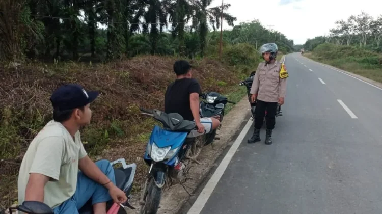 Polsek Binjai Hulu Razia Rutin Kanlpot Brong