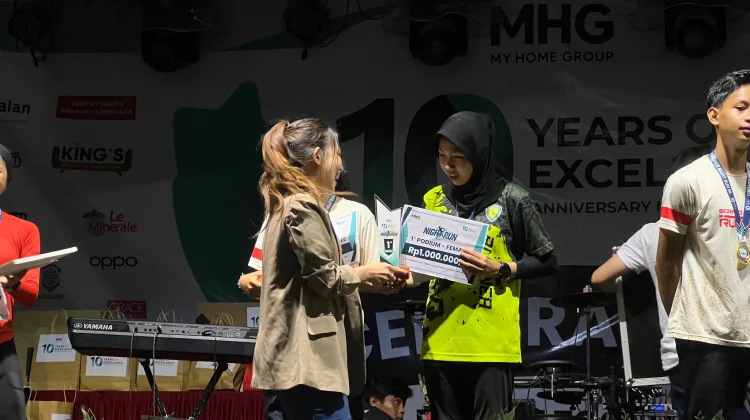 Semarak Night Run 5 Km Meriahkan Anniversary ke-10 My Home Group