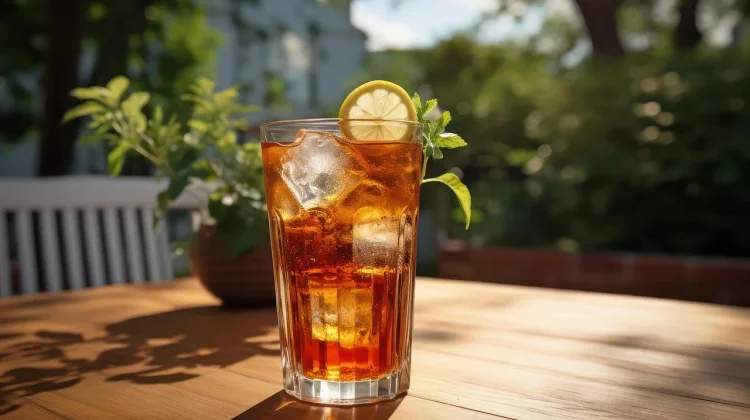 Kata siapa, gak boleh minum es teh saat makan