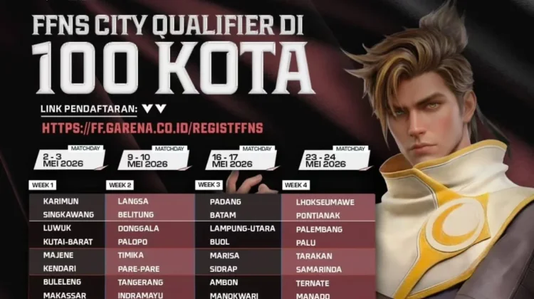 Ratusan Gamer Ikuti Turnamen FFNS di Sintang