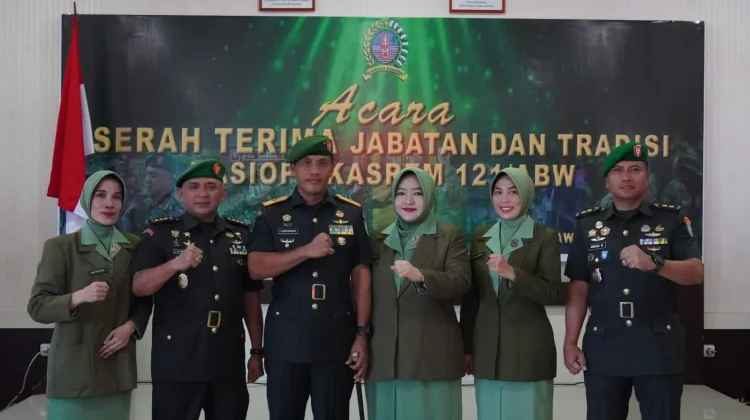 Danrem 121/Abw Pimpin Sertijab dan Tradisi Kasiops Kasrem 121/Abw