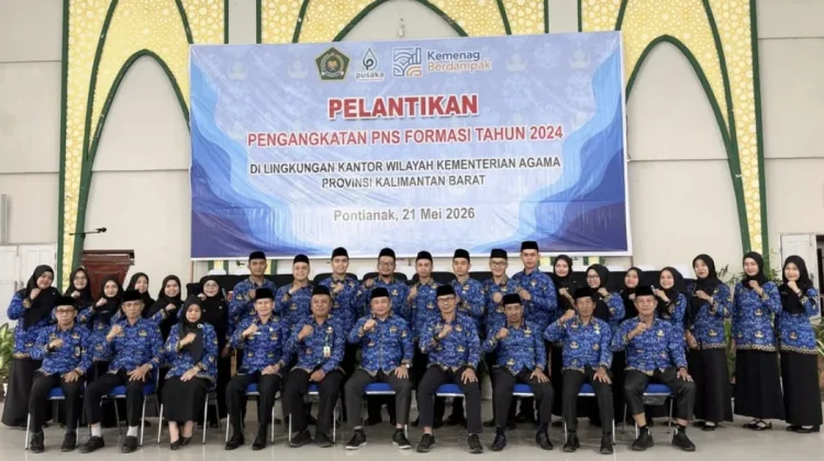 PNS Kemenag Sintang Formasi 2024  Dilantik