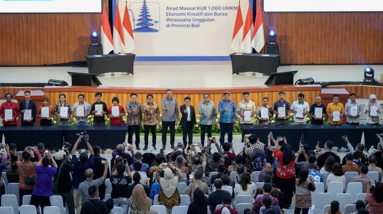 Akad Massal KUR 1.000 UMKM, BRI Dorong Penguatan Ekonomi Kreatif di Bali