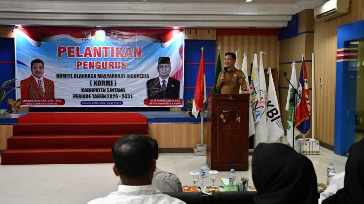 Wabup Dorong KORMI Sintang Bangkitkan Olahraga