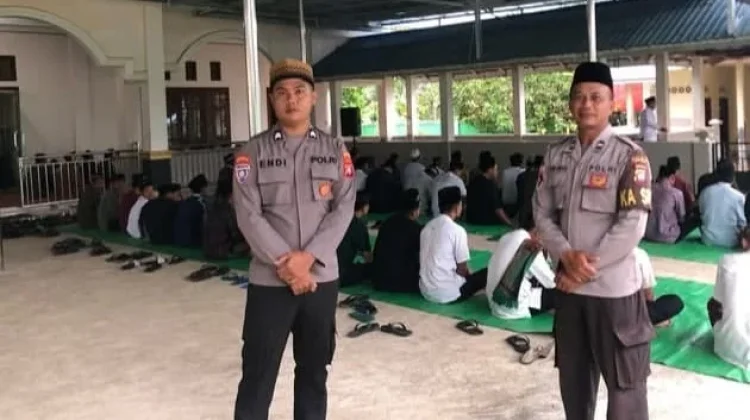 Polsek Binjai Hulu Lakukan Pengamanan Sholat Idul Adha