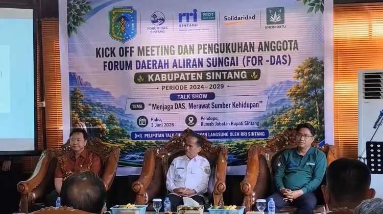 Bupati Harap ForDAS Sintang Jadi Motor Penyelamat Lingkungan