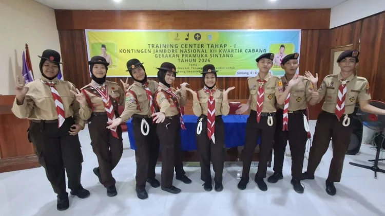 Sembilan Pelajar MTsN Mewakili Sintang Kegiatan Jambore Nasional 2026