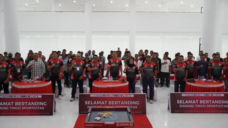 Turnamen Domino ORADO 2026 dalam Rangka HUT Kota Putussibau Resmi Dibuka