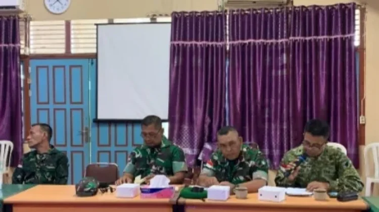 Kodim 1206/Putussibau  Lakukan Rapat Koordinasi Persiapan TMMD Perbatasan ke 129