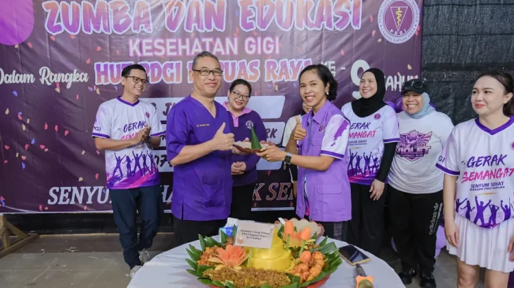 PDGI Kapuas Raya Peringati HUT Ke-9 dengan Tumpeng