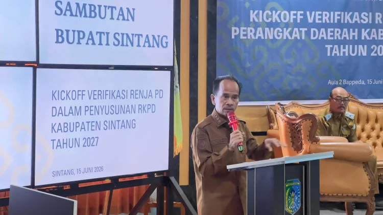 Belanja Pegawai Masih 39 Persen, Bupati Sintang Dorong OPD proaktif