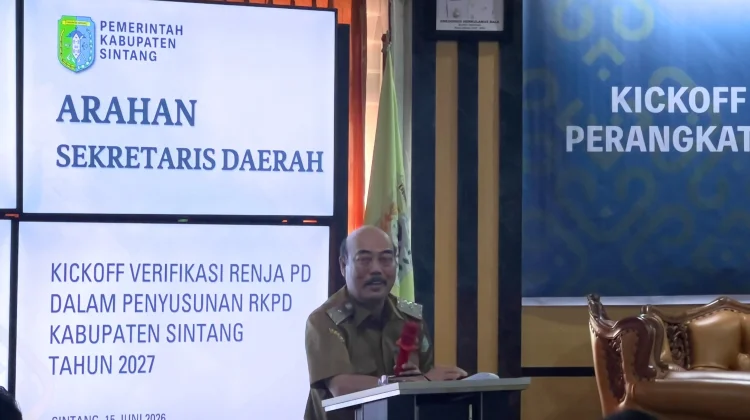 Sekda Sintang: Jangan Tambah Program Baru, Tuntaskan yang Belum Rampung