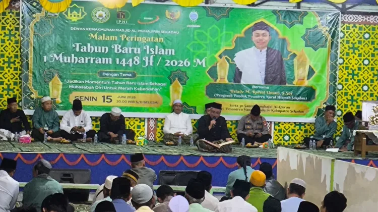 Polsek Sekadau Hilir Hadiri Peringatan Tahun Baru Islam 1448 Hijriah