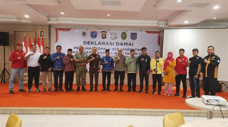 Deklarasi Damai Pemilihan Kepala Desa Dilingkungan Kapuas Hulu