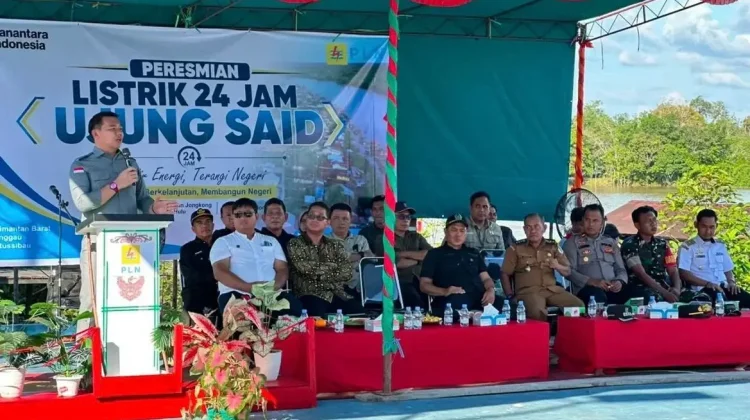Layanan listrik 24 jam di Desa Ujung Said, Kecamatan Jongkong Resmi Terwujud