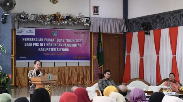 Bupati Sintang Ajak Calon Pensiunan Isi Masa Purnatugas dengan Kegiatan Positif