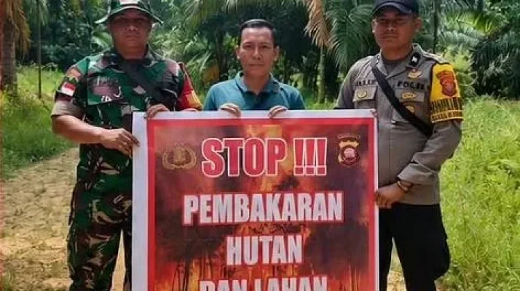 Cegah Karhutla, Polsek Kayan Hilir Gencar Edukasi Warga