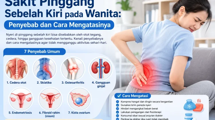 Jangan Diabaikan, Ini Penyebab Sakit Pinggang Sebelah Kiri pada Wanita