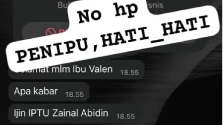 Nomor WA Catut Nama Kasat Reskrim Polres Sekadau, Polisi Minta Warga Tak Terkecoh