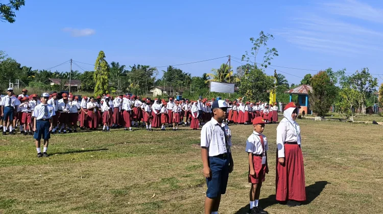 SMPN 1 Binjai Hulu Gelar MPLS, Peserta Didik Baru Ikuti Materi Pembentukan Karakter