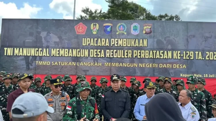 TMMD Perbatasan ke-129 Kodim 1206 Putussibau